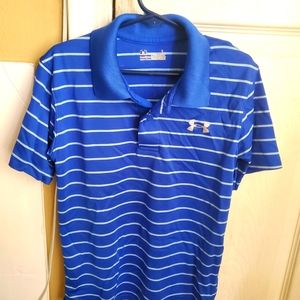 Boys Blue Under Armour Polo
